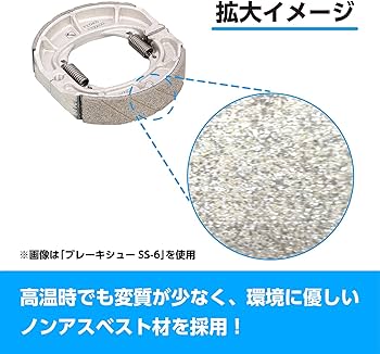 Amazon | キタコ(KITACO) ノンフェードブレーキシュー (SH-92N) ノン